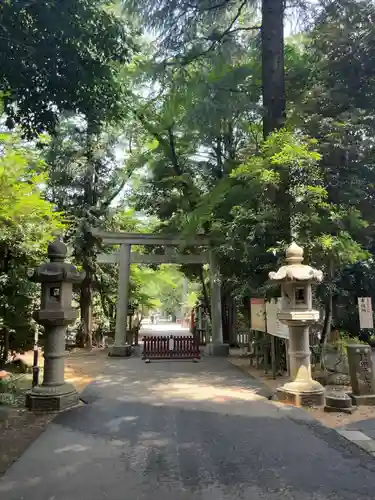 岩槻久伊豆神社の鳥居