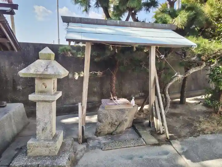 八幡社の手水舎