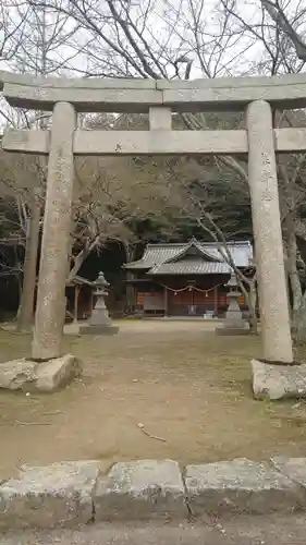 天疫神社の鳥居