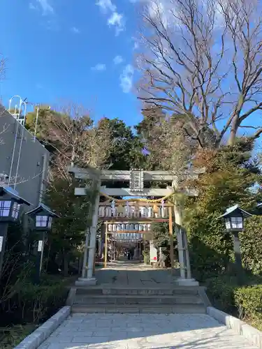 星川杉山神社の鳥居