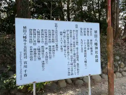 植田八幡神社の歴史