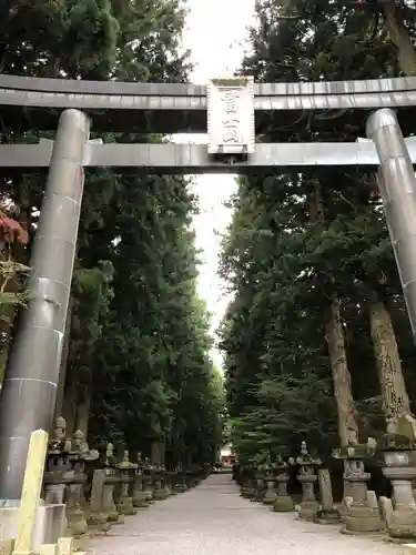 北口本宮冨士浅間神社の鳥居