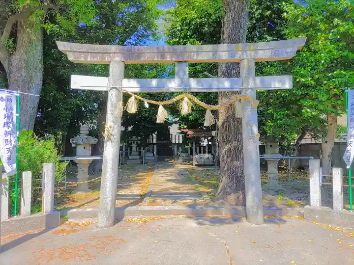 市寸島社(辨財天神社)の鳥居