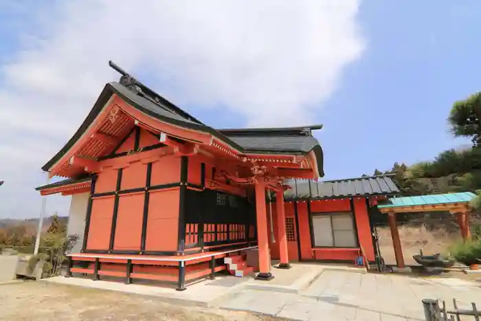 鹿股神社遥拝殿の本殿