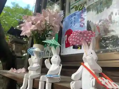 彌彦神社　(伊夜日子神社)の像