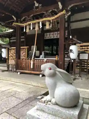 岡崎神社の狛犬