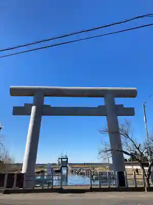 息栖神社の鳥居