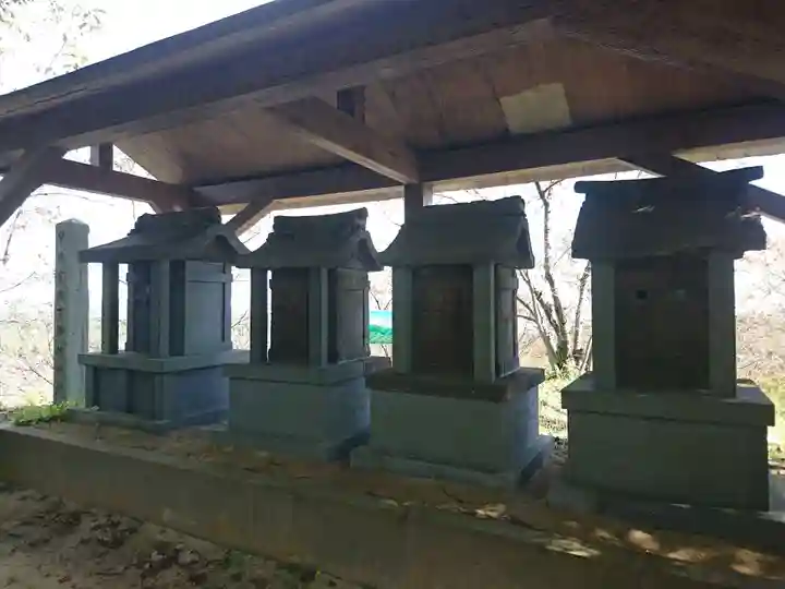 倶利迦羅不動寺山頂本堂の末社・摂社