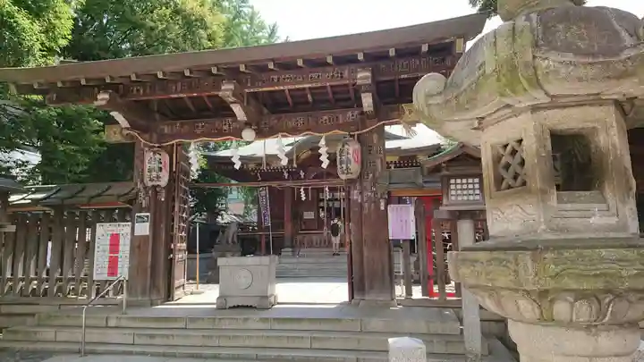 下谷神社の山門・神門