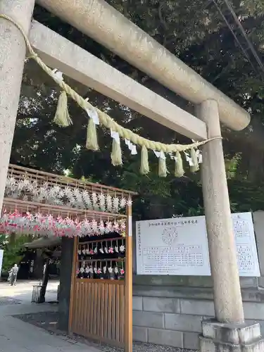 川越氷川神社の鳥居