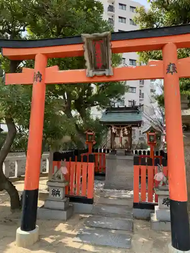 打出天神社の鳥居