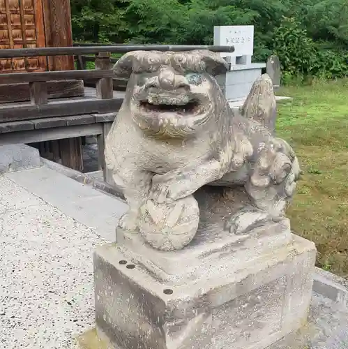 相馬妙見宮　大上川神社の狛犬