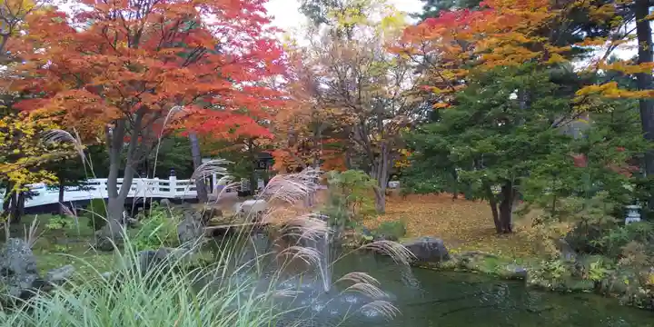 北海道護國神社の庭園