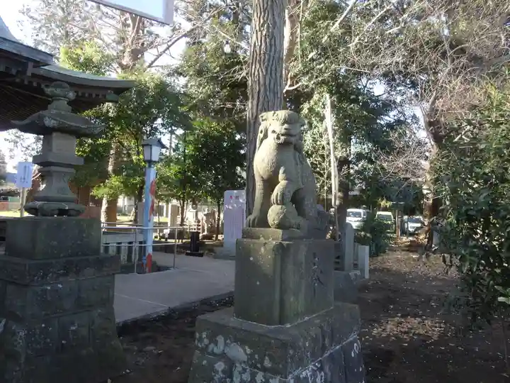 皇武神社の狛犬