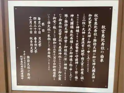 秋宮恵比寿社(長野県)