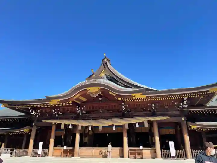 寒川神社の本殿・本堂