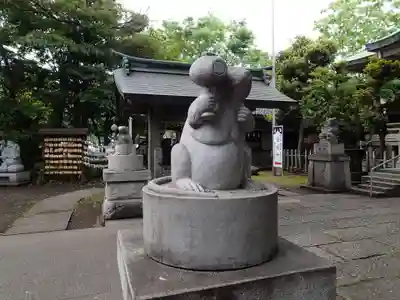 戸部杉山神社の狛犬