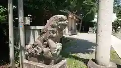 有鹿神社の狛犬