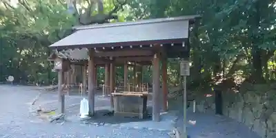 月夜見宮（豊受大神宮別宮）の手水舎