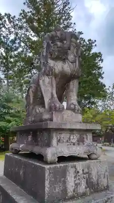 穴水大宮の狛犬