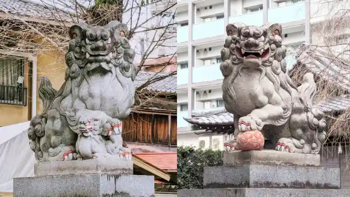荻窪白山神社の狛犬
