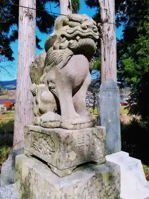 早池峰神社の狛犬