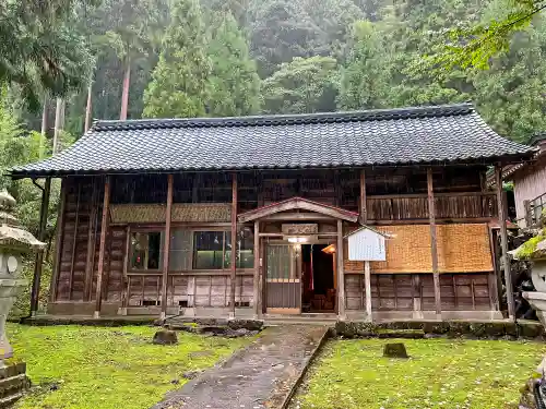 岡太神社・大瀧神社の建物その他