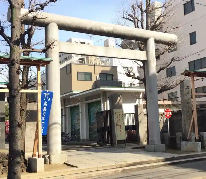 深川神明宮の鳥居