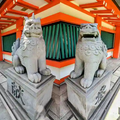 千葉神社の狛犬