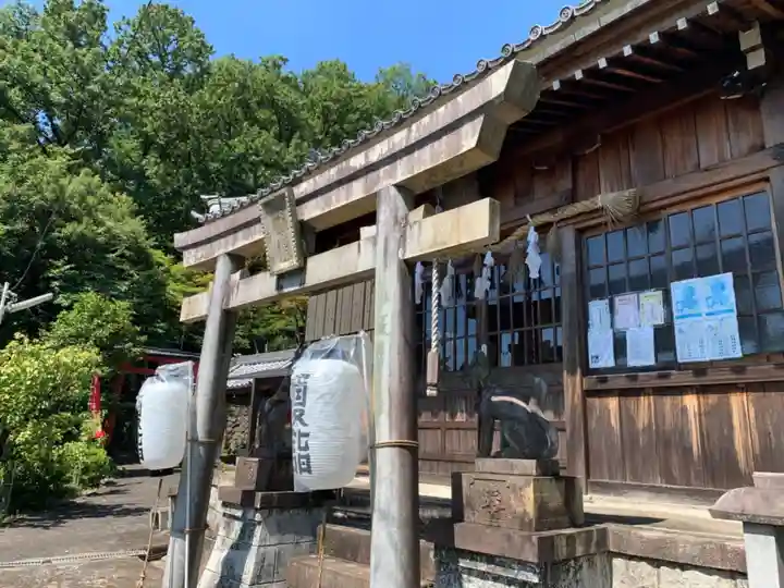 岐阜稲荷山本社の鳥居