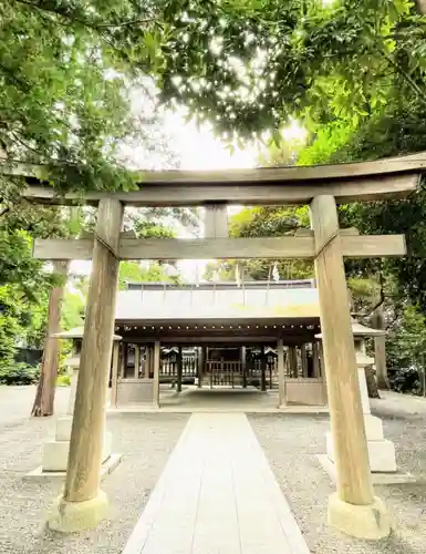 國學院大學神殿の鳥居