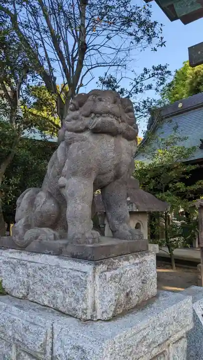金鑚神社の狛犬