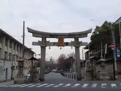 杭全神社の鳥居