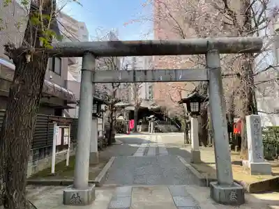 池尻稲荷神社の鳥居