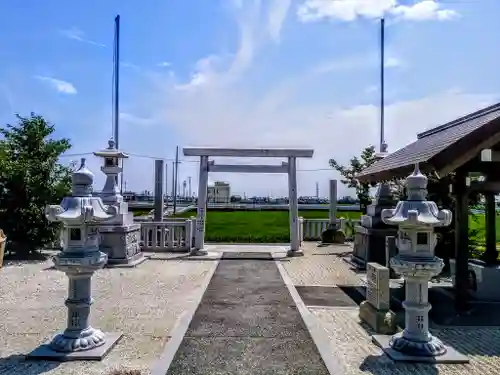 神明社（七島神明社）の鳥居