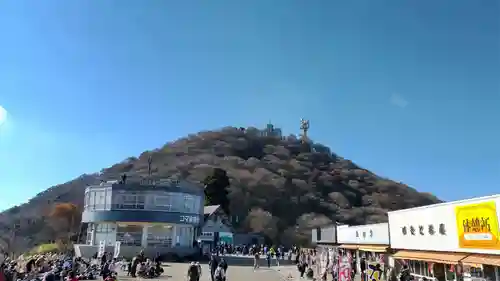 筑波山神社 女体山御本殿の景色