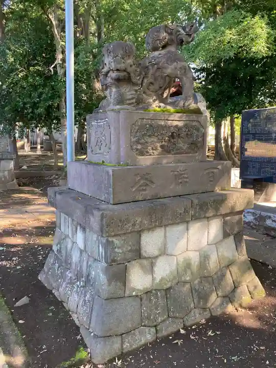 下保谷天神社の狛犬