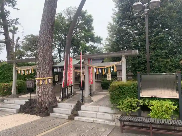 中野沼袋氷川神社の末社・摂社