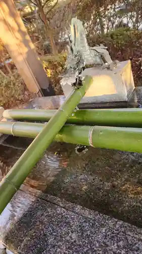 鏡石鹿嶋神社 ＊安産・開運・勝利の神さま＊の手水舎