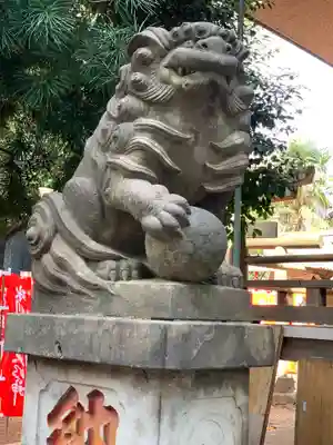 上目黒氷川神社の狛犬