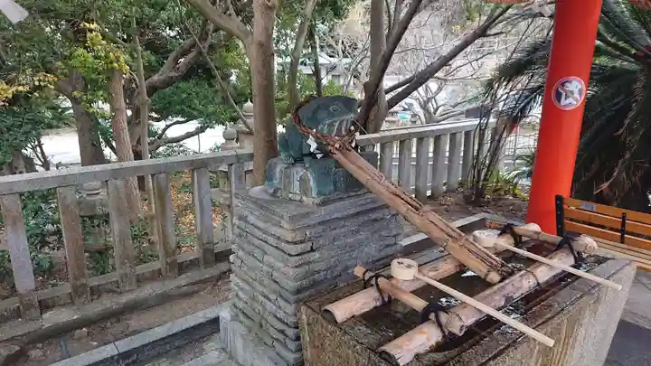淡嶋神社の手水舎