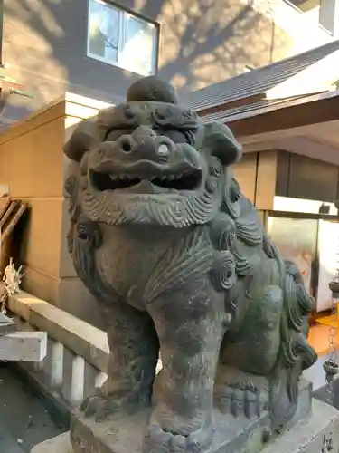 小野照崎神社の狛犬