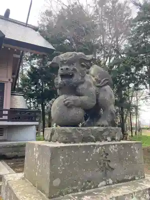 長沼神社の狛犬