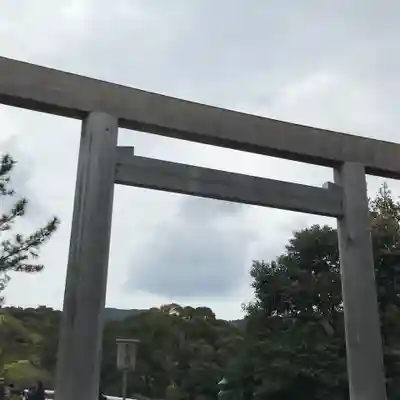伊勢神宮内宮(皇大神宮)の鳥居