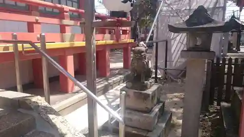 粟津天満神社の狛犬