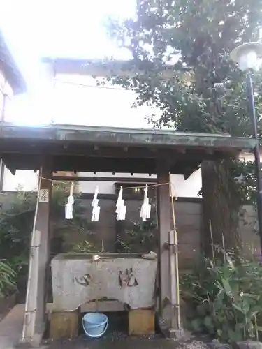 東玉川神社の手水舎