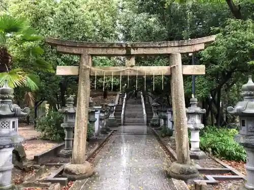 伊和志津神社の鳥居