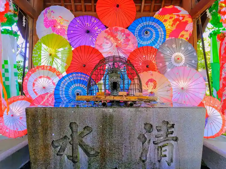 若宮神明社の手水舎