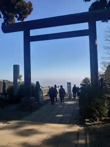 大山阿夫利神社の鳥居