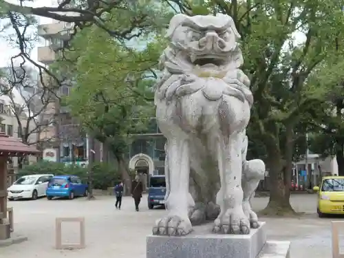 警固神社の狛犬